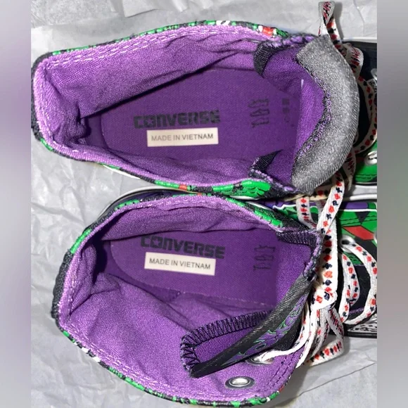 Converse Joker’s Wild DC X Converse Limited Edition High Tops Unisex - Picture 5 of 8